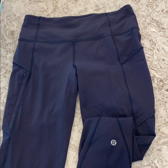 lululemon athletica Pants - Lululemon leggings size 6 navy
